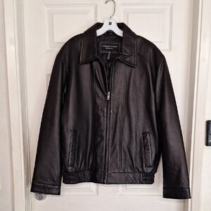 Cambridge Classics Men Size L Leather Jacket